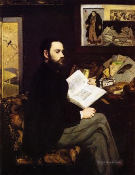 Retrato de Emile Zola Realismo Impresionismo Edouard Manet Pinturas al óleo